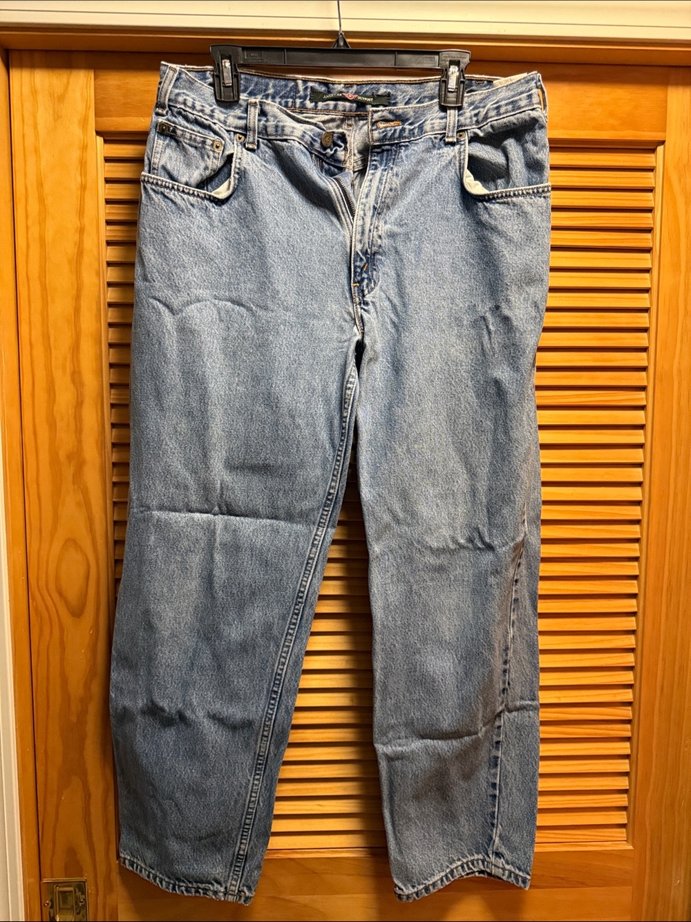 American Outpost Men's Relaxed Fit Light Blue Jeans – 36x30